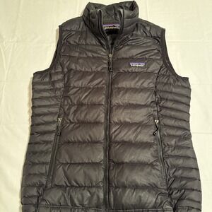 Patagonia Down BLACK Sweater Vest Puffer  WOMENS 84628 SMALL